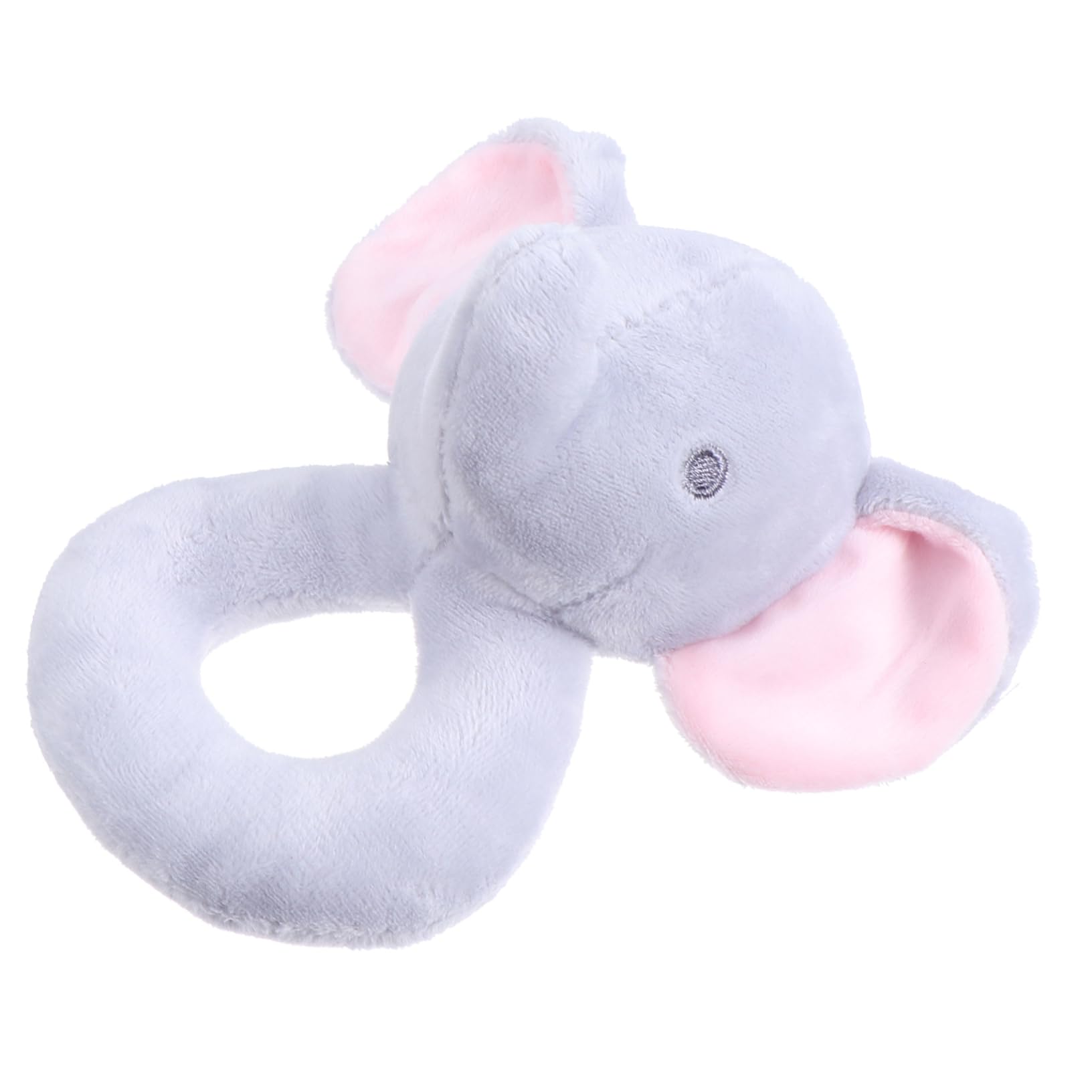 Clochette à Main pour Bébé en Peluche, Éléphant Cartoon, Jouet