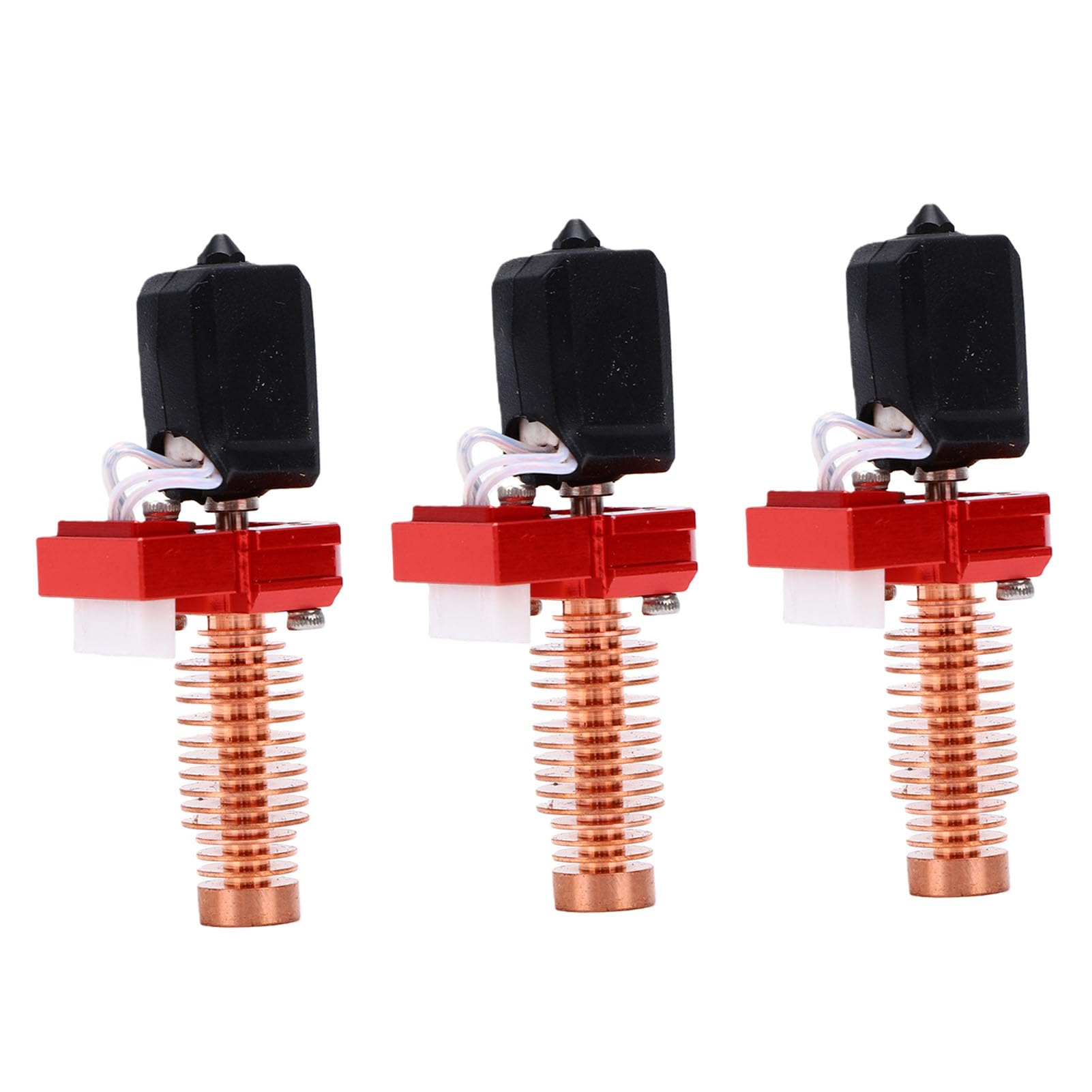 Kit Hotend Cerámico de Repuesto 3 Piezas para Pro | Detachable Hardened Steel Nozzle 0.25/0.4/0.6mm, 24V 48W Ceramic Heater, Copper Heat Sink, Tool-Free Install, for / P