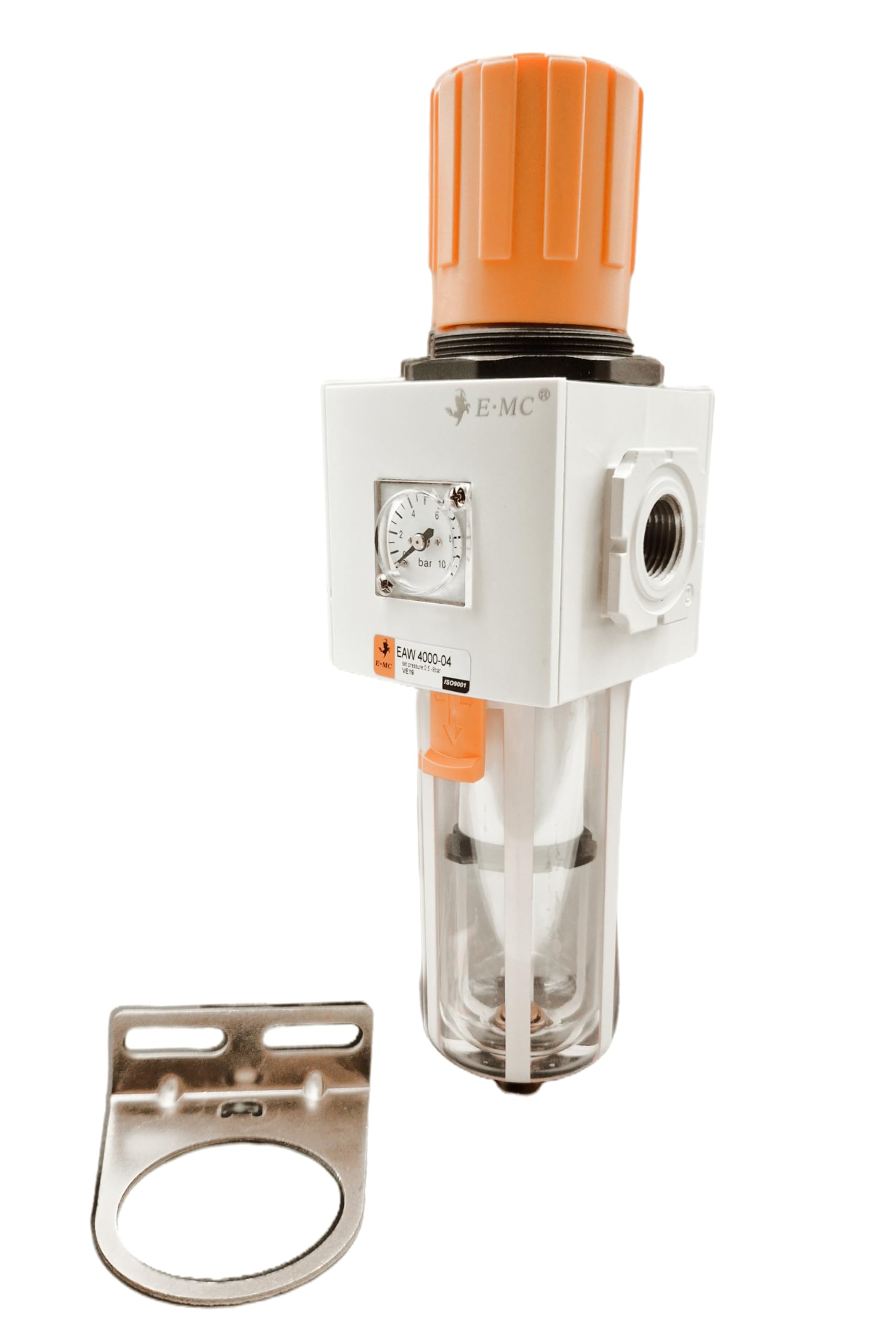 Fittingstore - Filterregler, Eco-Line Druckminderer Wasserabscheider Druckregler Manuell,Halbautomatisch,Automatisch Entwässerung (G 1/4" / manuelle Entwässerung)