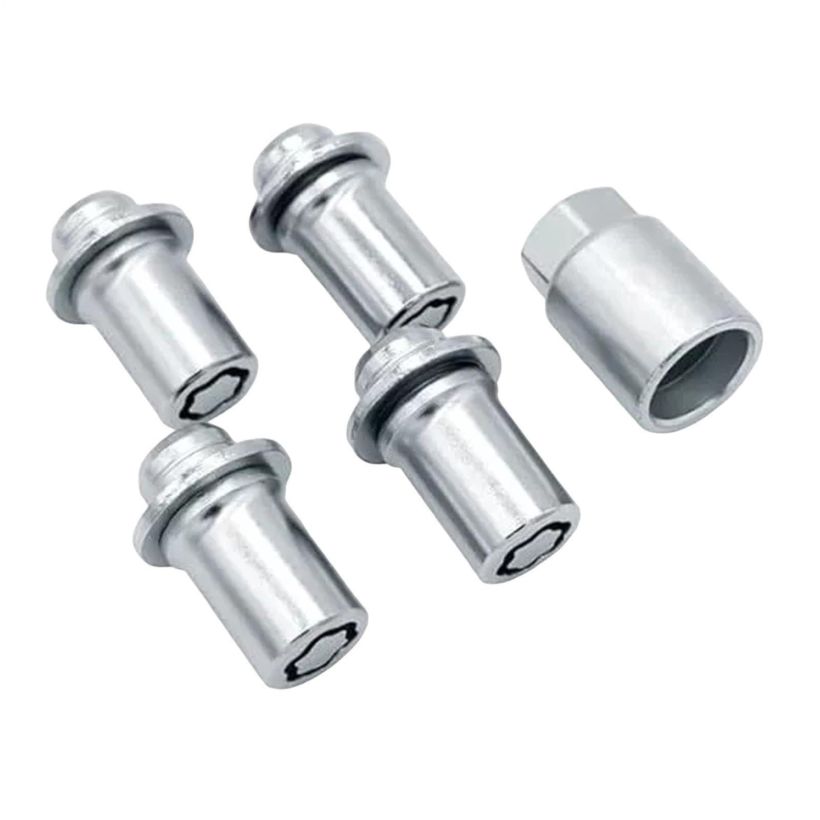 Tuercas antirrobo M12x1.5 juego de llantas de acero inoxidable con llave seguridad