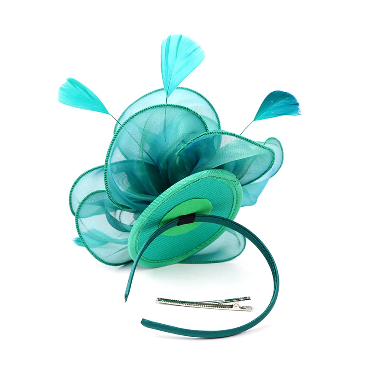 POPETPOP Fascinador De Flores Vestidos De Coctel Sombreros Diademas De Diamantes De Imitación Para Mujer Tocados De Novia Para Boda Tocados De Mujer Sombrero Pulsera De Las Mujeres Cabello