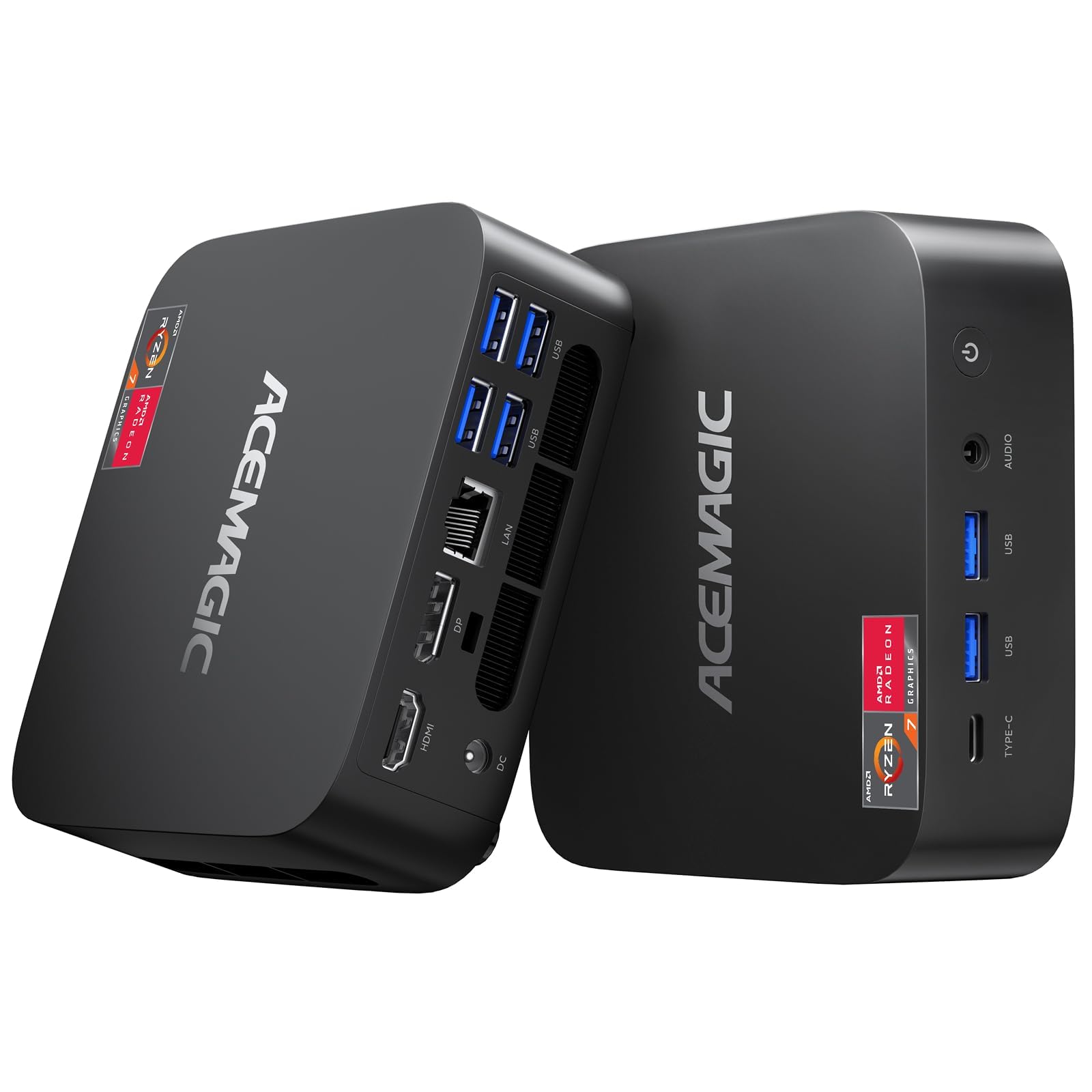 ACEMAGICIAN K1 Mini PC, Intel Lake-Ν95(Bis zu 3,4GHz) (Bis zu 3,7 GHz) Шin11 Pro,16GB DDR4 1TB SSD Micro Desktop Computer
