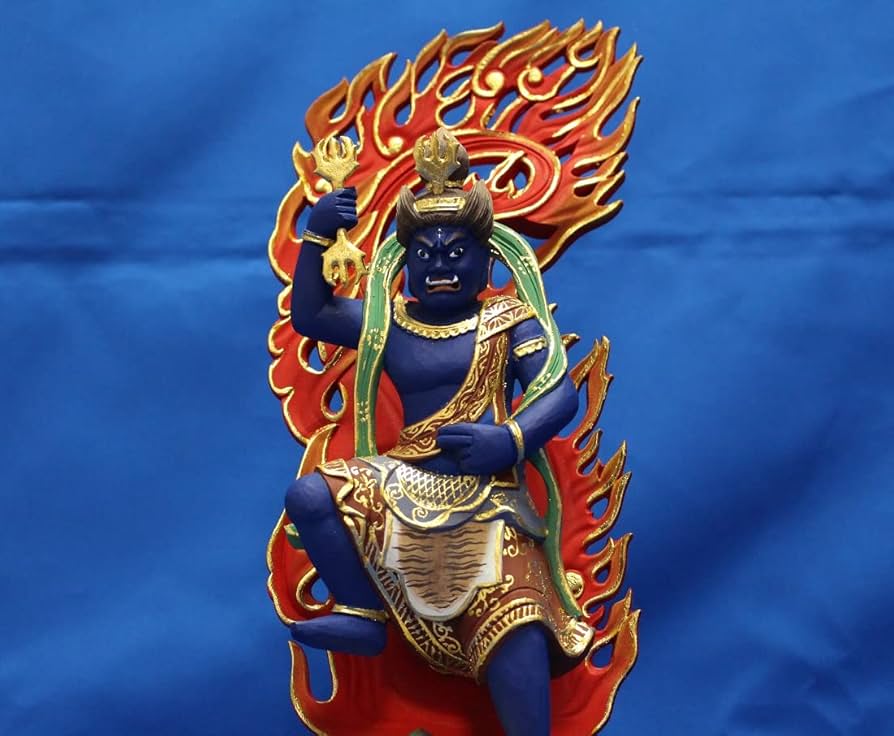 桧　蔵王権現　６寸　仏像＃０６３ 桧 蔵王権現 6寸 仏像＃063 桧 蔵王権現 6寸 仏像＃063 桧 蔵王