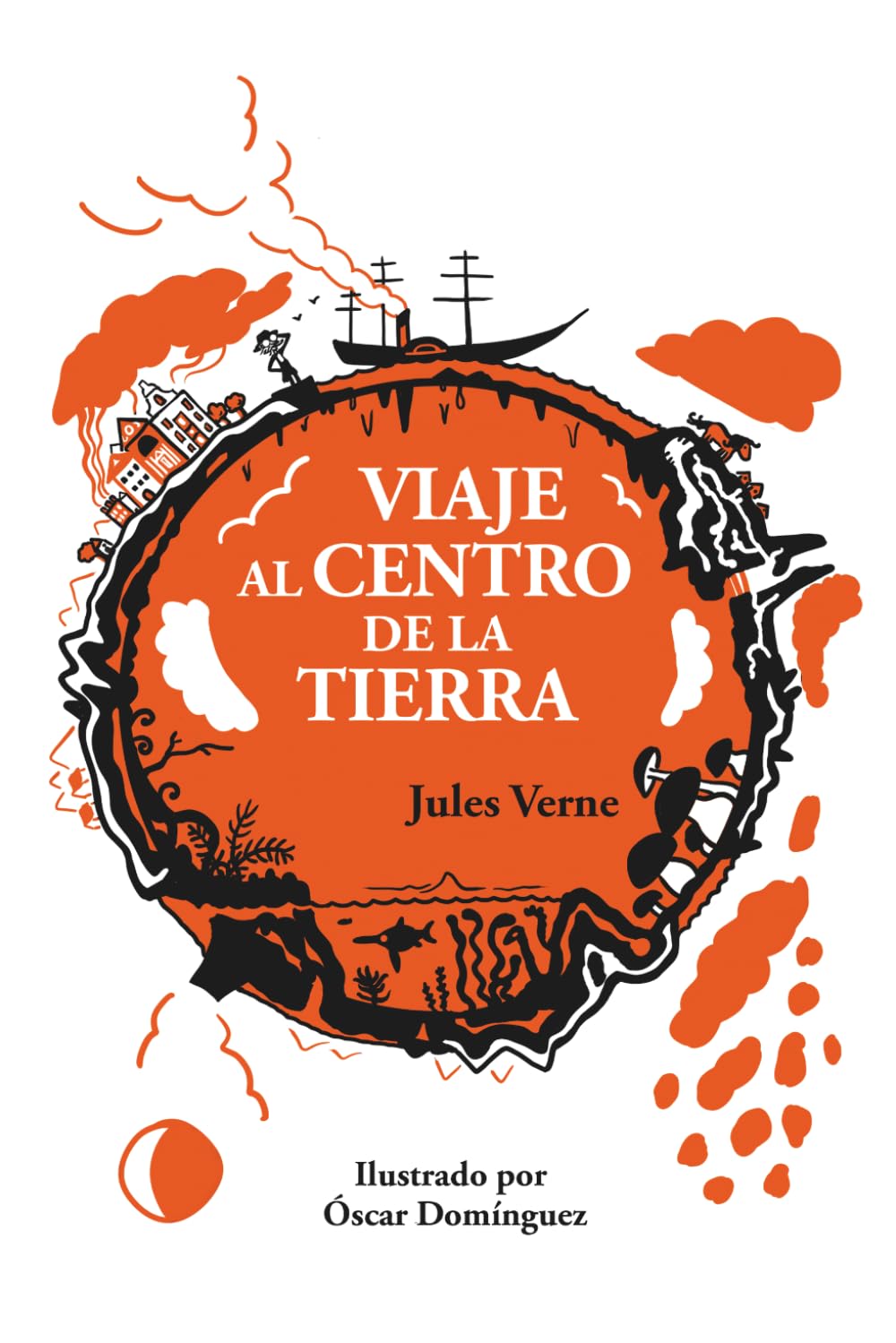 Viaje al centro de la tierra: Edición Integral Ilustrada en Blanco y Negro