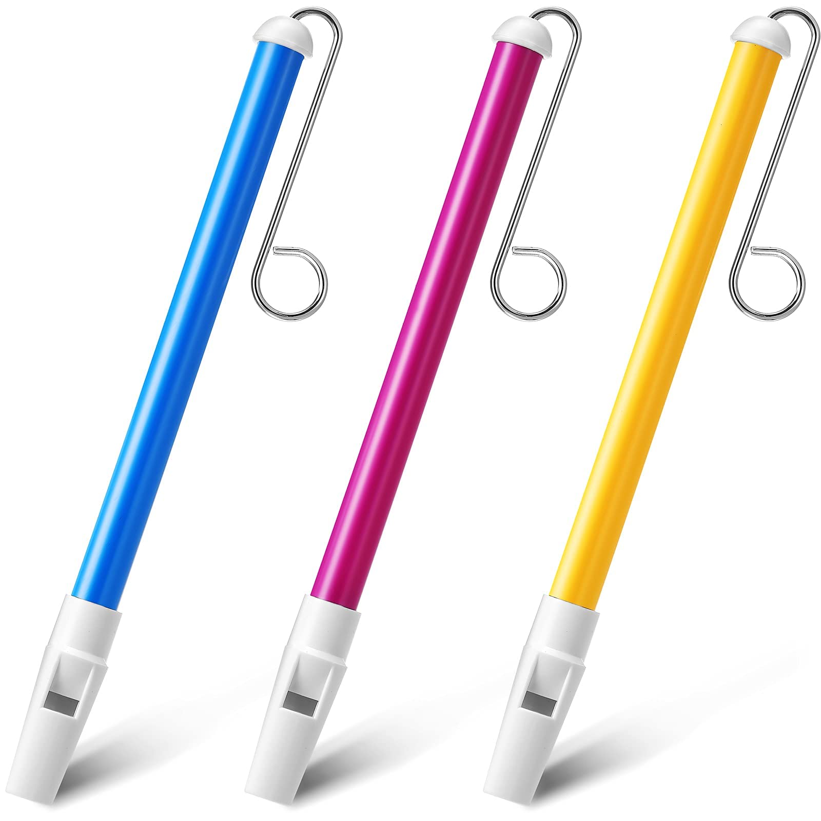 3 PCS Slide Whistle, Slide Whistle Musical Instrument Toy, Children's Speech and Oral Muscle Training  for Parent-Child Games, Educational Party Favors 10.5 Inch (Blue Purple Yellow)