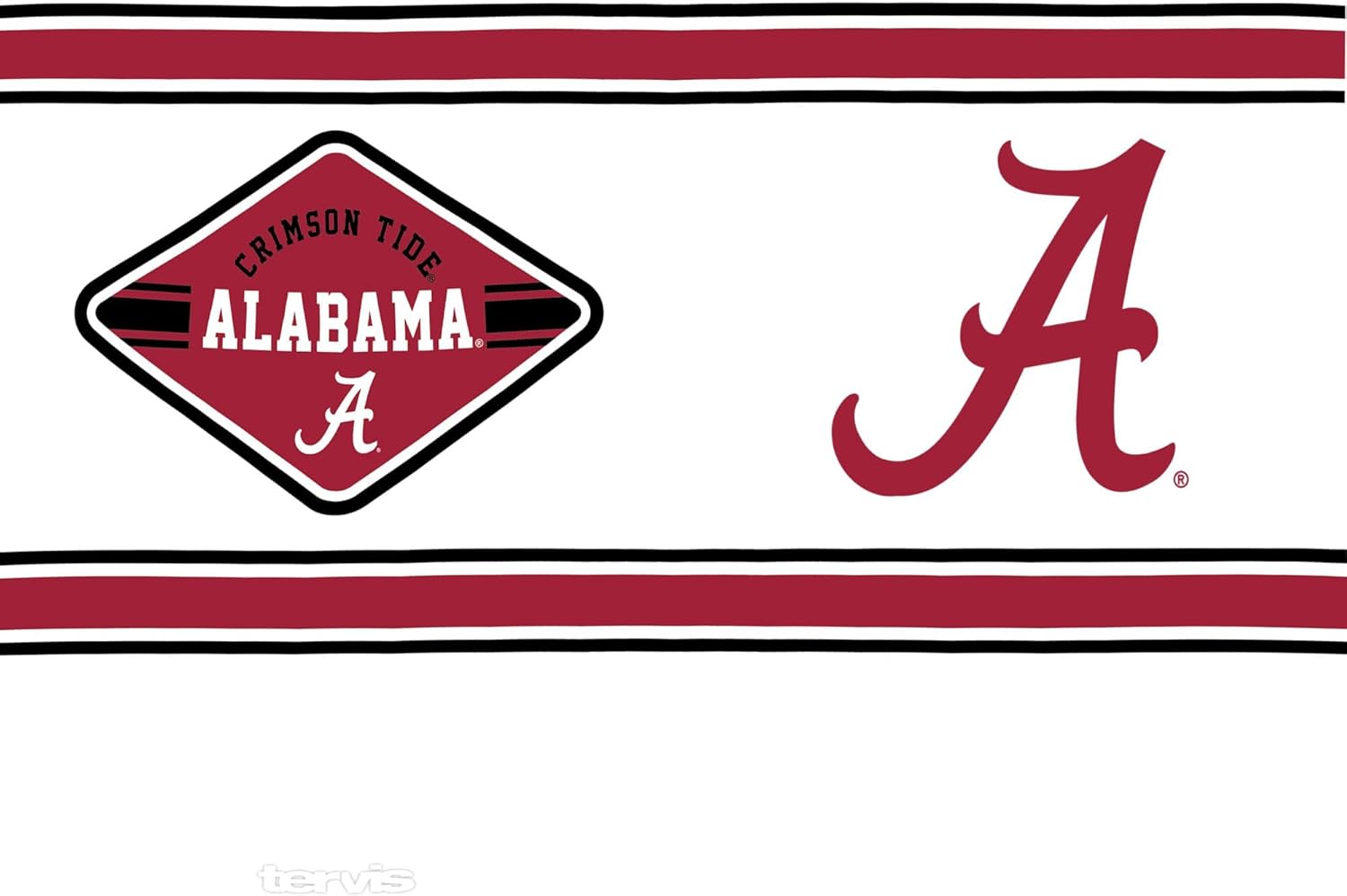 Tervis Alabama Crimson Tide - First String Made in USA Double Walled Insulated Tumbler Travel Cup Keeps Drinks Cold & Hot, 24oz, Classic - Image 2