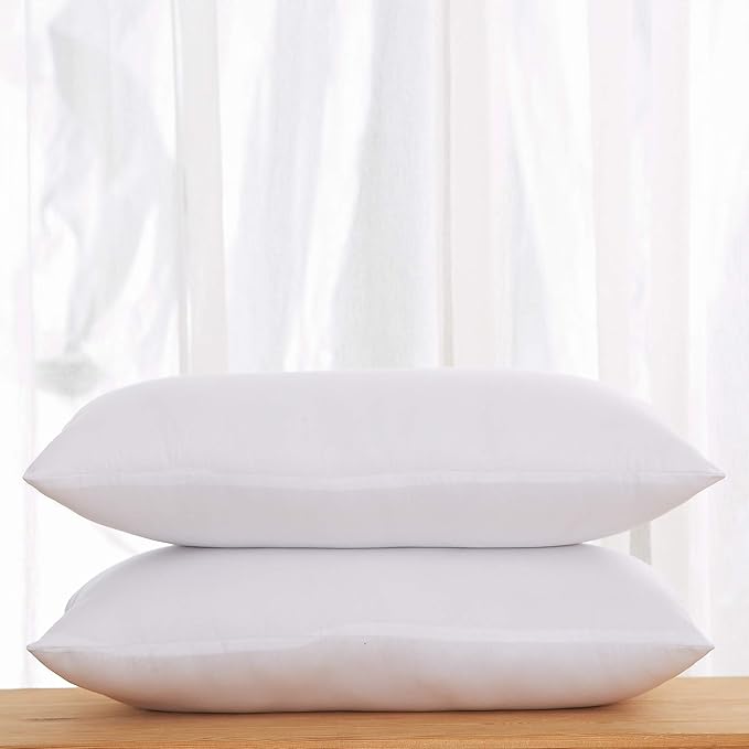 Almohada Relleno Poliéster 60x30 cm Blanca miniatura 3