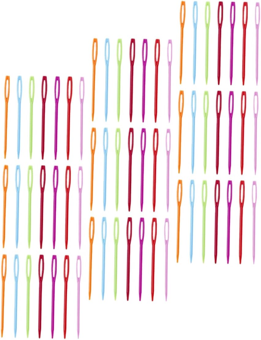 DOITOOL 100pcs Sewing Needles Knitting Needles for Yarn for Sewing Crocheting Embroidery Quilting