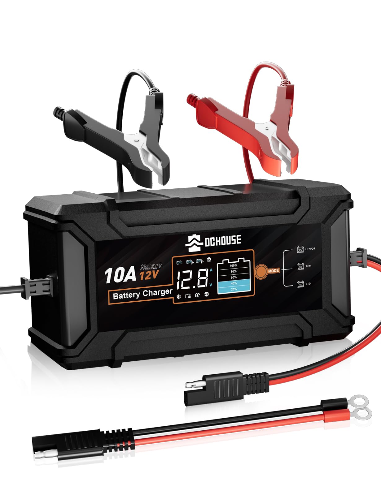 DC HOUSE 12V 10A Battery Charger