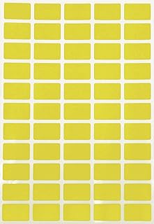 Royal Green Removable Stickers - No Residue - Price Tag Stickers Removable - Color Coding Stickers - File Folder Removable Labels - Rectangle Labels Yellow - 1 inch x 5/8 (25.5 mm x 16 mm) - 1375 Pack