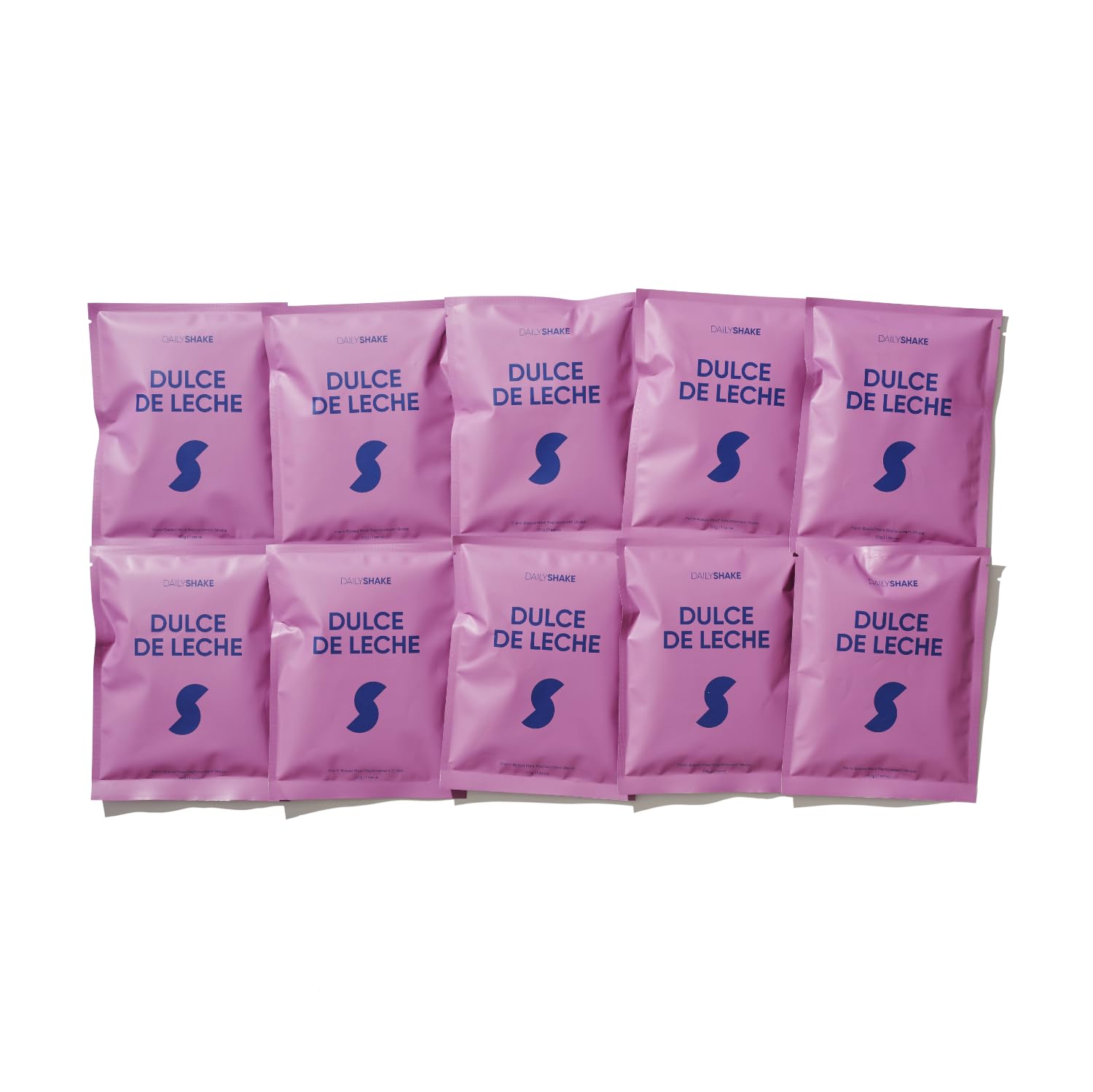 Dulce De Leche Powder - Protein Powder Shake with Essential Vitamins & Minerals - Single Sachet for Daily Dietary Needs - 10 Pack