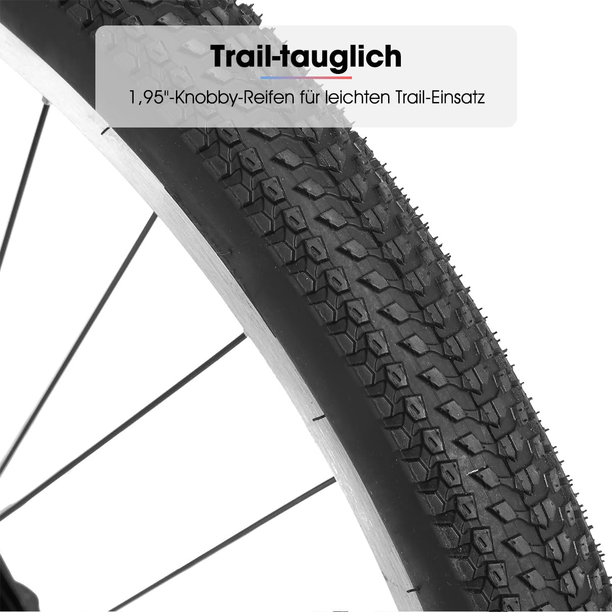 Hiland Rower górski 24", dla młodzieży i dorosłych, 18-biegowy rower z podwójnym hamulcem V-Brake, rama ze stali wysokowęglowej, rower MTB dla młodzieży, kobiet i mężczyzn, biały