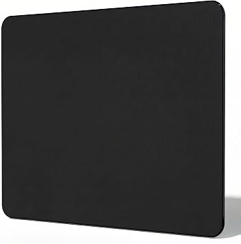 Tempered Glass Gaming Mousepad, 16x20 inch Black Tempered Glass Mousepad, Professional Esport MousePads, Durable Mouse Mat, Smooth Surface