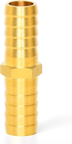 Miniatura 61 de GASHER 2 piezas de latón manguera de púas de manguera, accesorio de manguera de 3 vías (3/4 pulgadas x 3/4 pulgadas x 3/4 pulgadas x 3/4 pulgadas)
