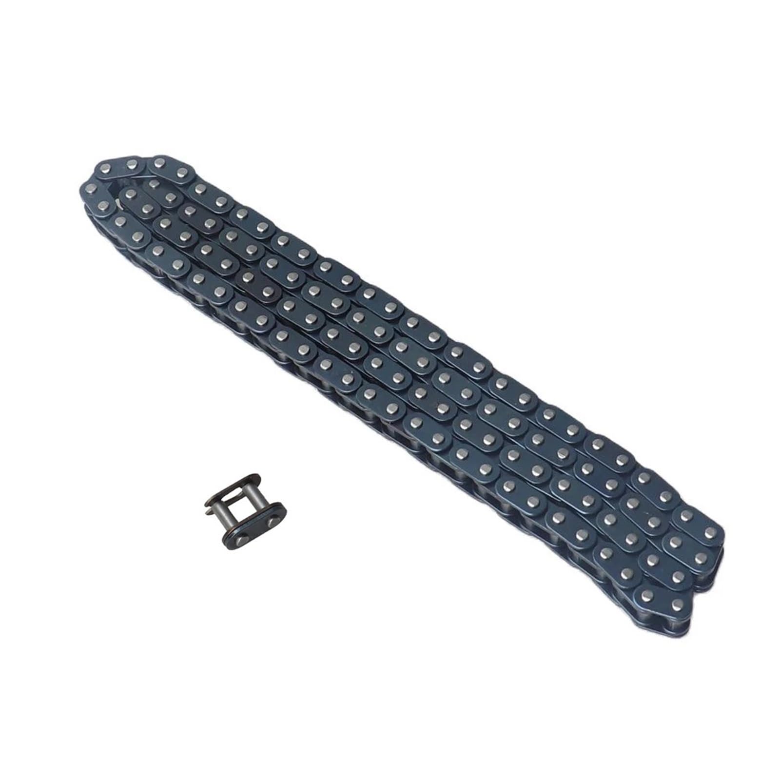 Catena con pignone T8F da 108-140 maglie per mini ATV con maglia principale di ricambio, adatta per Dirt Quad Pocket Bike a 2 tempi 47cc 49cc Catena di trasmissione(T8F-108L)