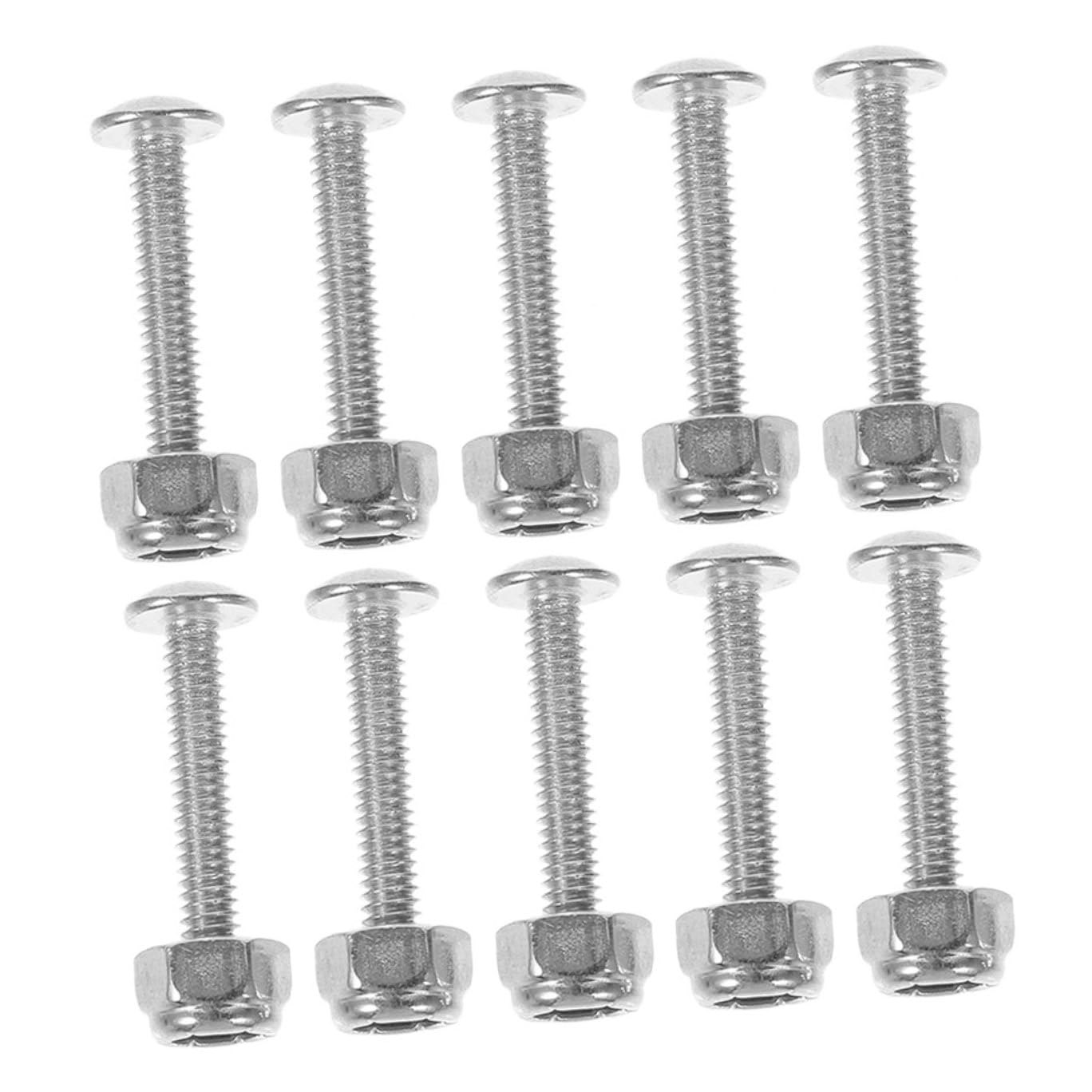 10pièces Série De Vis Et Écrous Métal pour Fixation De Joueurs De Babyfoot Accessoires Pratiques pour Réparation Et Montage De Table De Football De Table