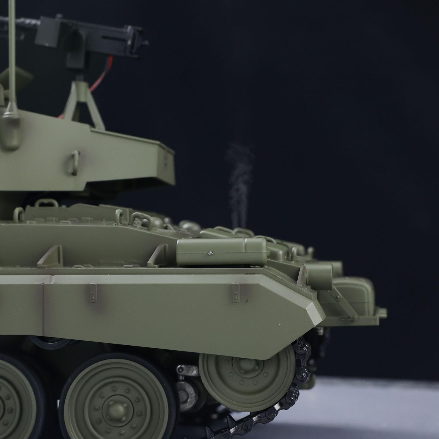 TOUCAN RC HOBBY US in Stock Tongde 1/16 M24 Chaffee RC Light Tank Electric 320° Toys Infrared Barrel Recoil