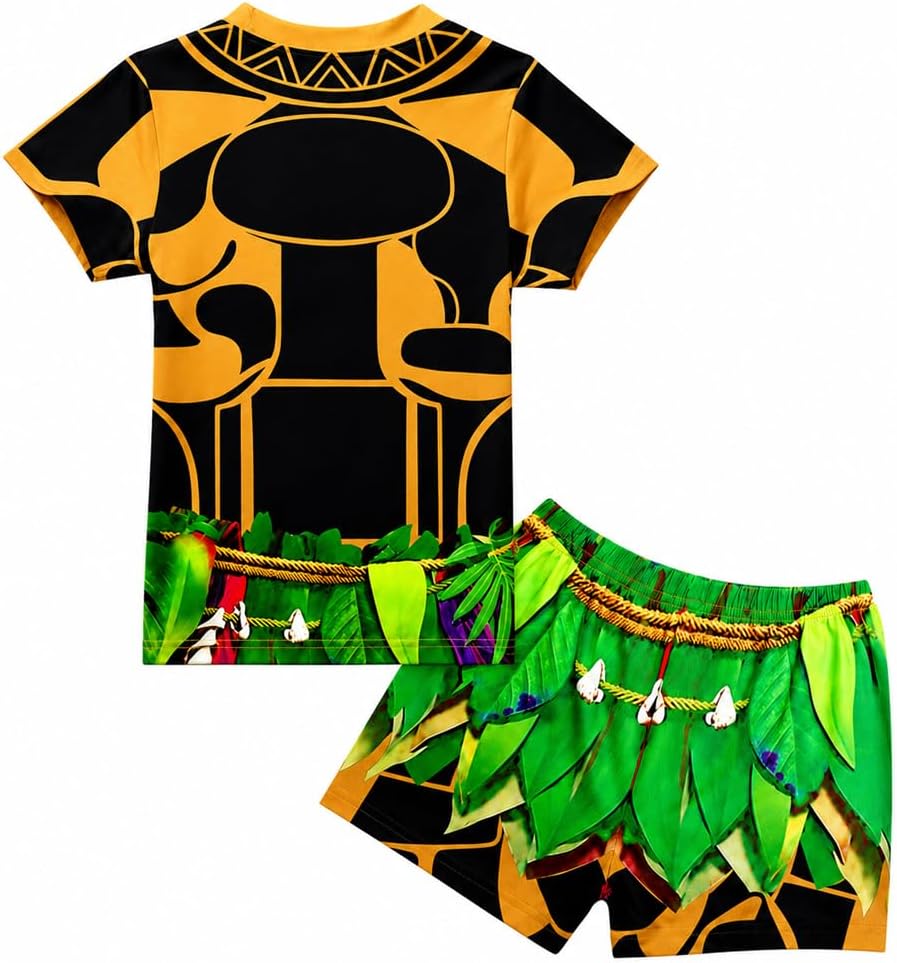 Dressy Daisy Toddler Boys Little Kids Bathing Suit Swimwear Swimsuit Summer Pool Party Costume Outfits Set Size 4T 5T 077