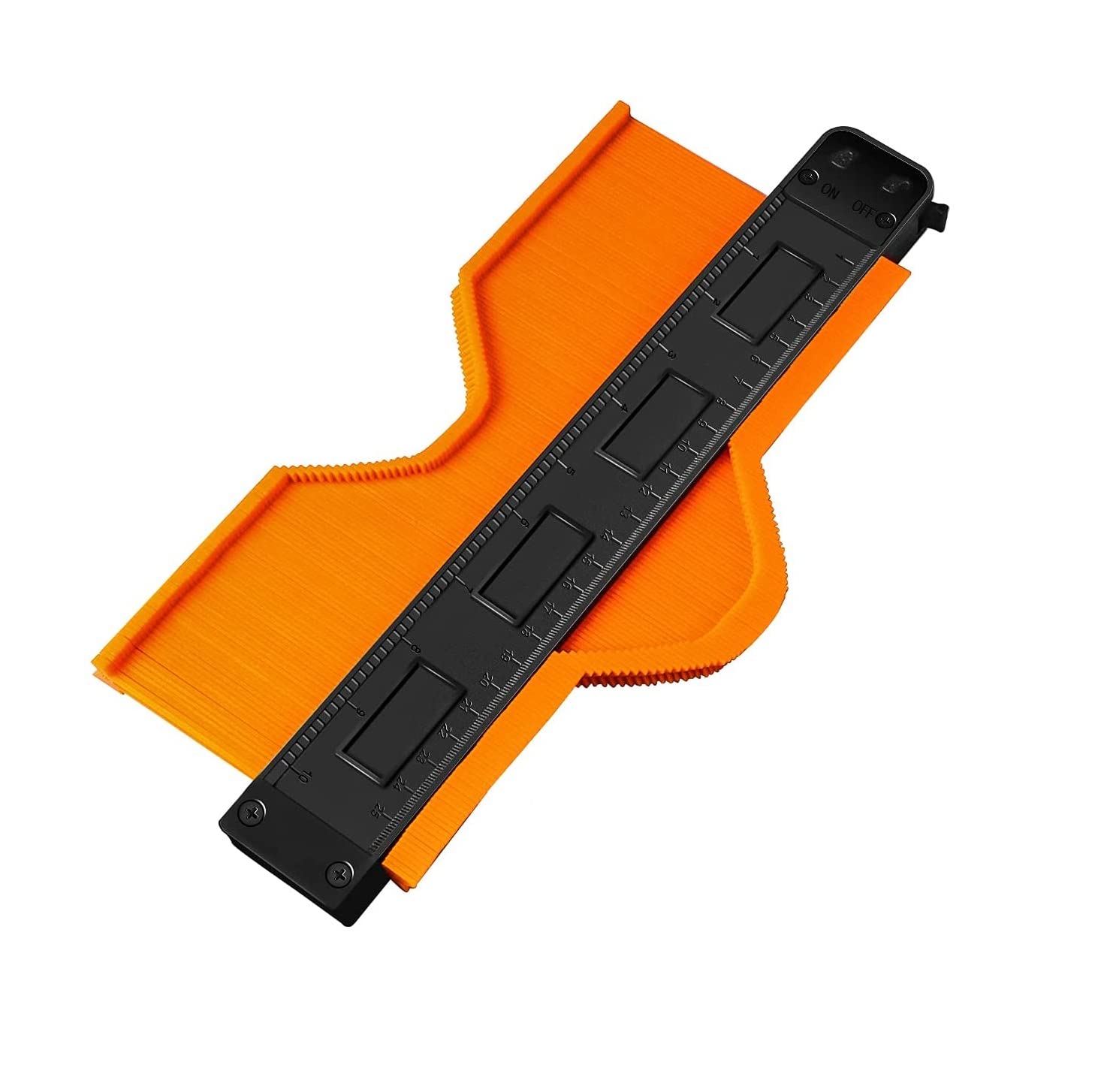 Sherni Contour Gauge Profile Tool, 10" Widen Super Master Outline Measuring Plastic Ruler for Corners | Precisely Copy Irregular Shape Plastic Measuring Profile Tool Ruler for Corners