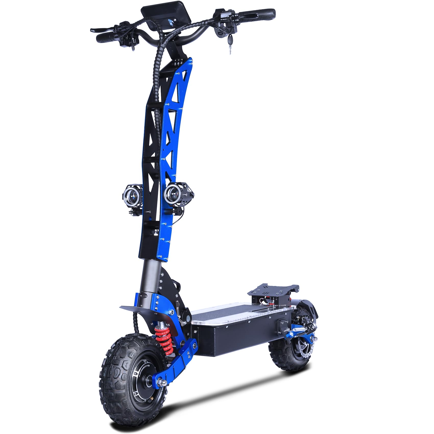 Toursor Electric Scooter for Adults 60V 3000W 35Ah Dual Drive 50km/H Foldable 11 Inch Off Road Tires with Seat…