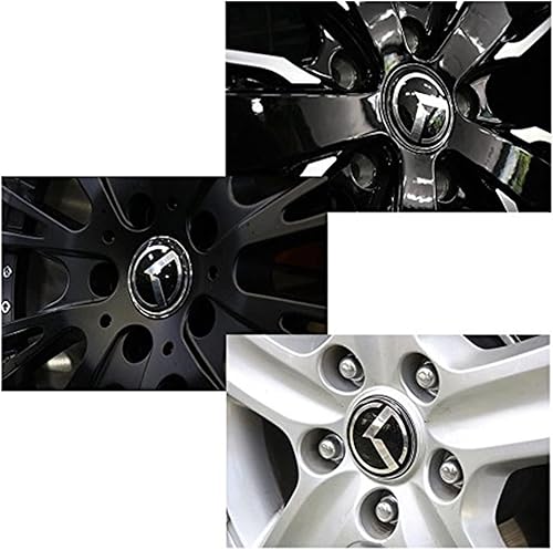 Miniatura 5 de 7 emblemas vintage K compatibles con insignia delantera y trasera para accesorios de automóvil (fibra de carbono, negro)