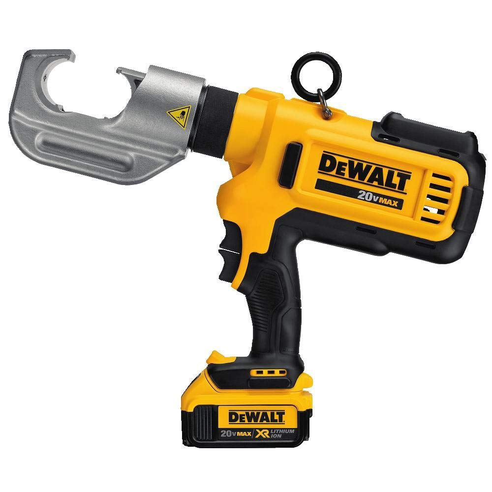 DEWALT Herramienta de crimpado de cable de 20 V máximo con troquel (DCE300M2)