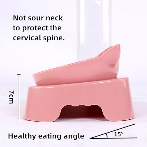 Miniatura 4 de Cuencos dobles para perros y gatos, juego de cuencos de agua y alimentos para mascotas con dispensador automático de agua, tazón desmontable para