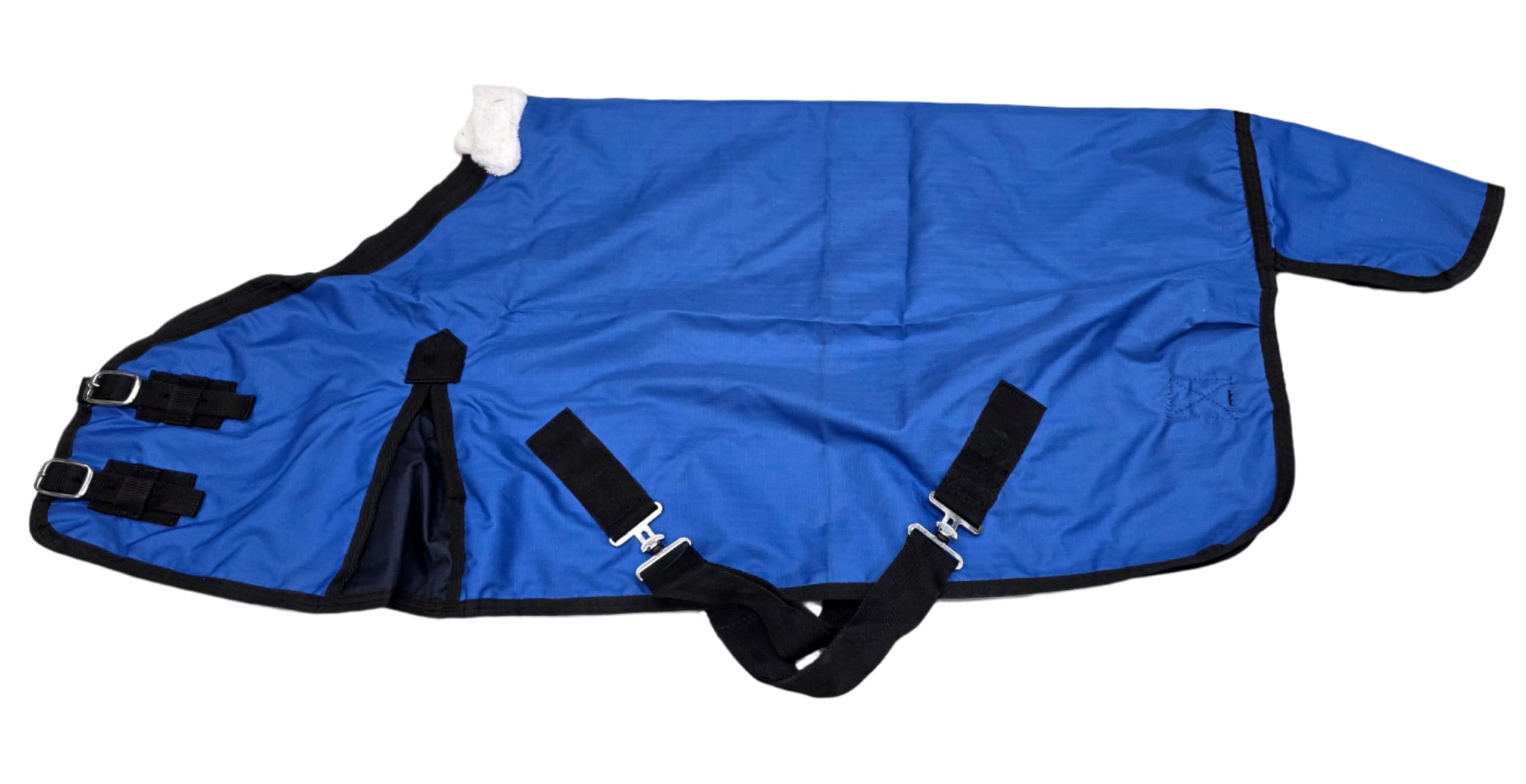 Premium Turnout Rug Rain Sheet Lightweight Waterproof Royal Blue 600D Horse Cover with Secure Straps 4.0