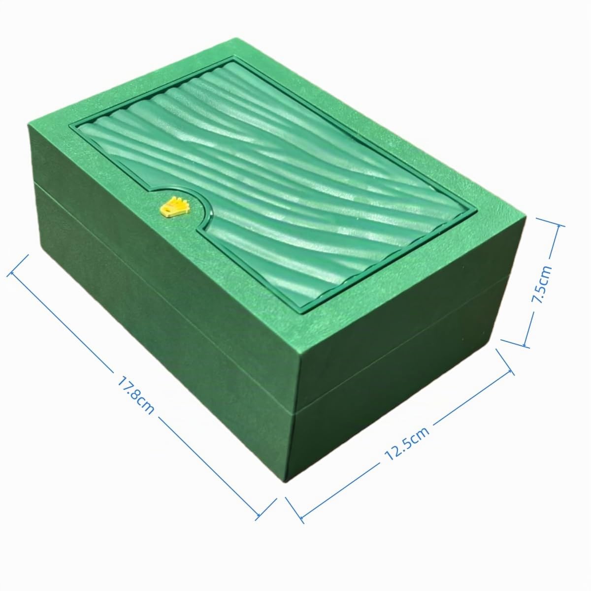Estuche Reloj Hombre Verde Caja Madera Almacenamiento Protector Organizador Expositor Pieza para Rolex Submariner