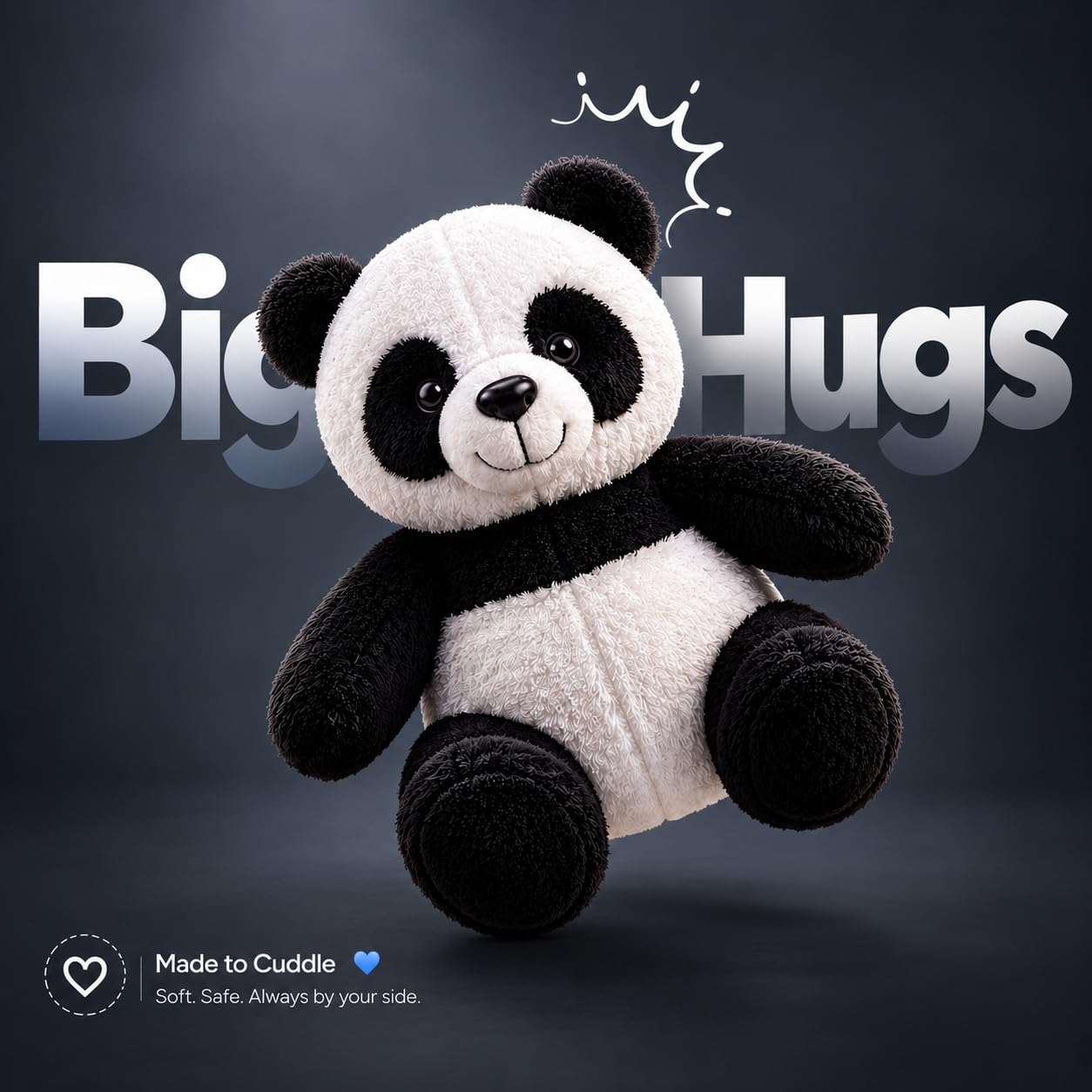 Cute Panda Plush Toy - Soft Stuffed Animal -4 Cute Panda Plush Toy - Soft Stuffed Animal -4