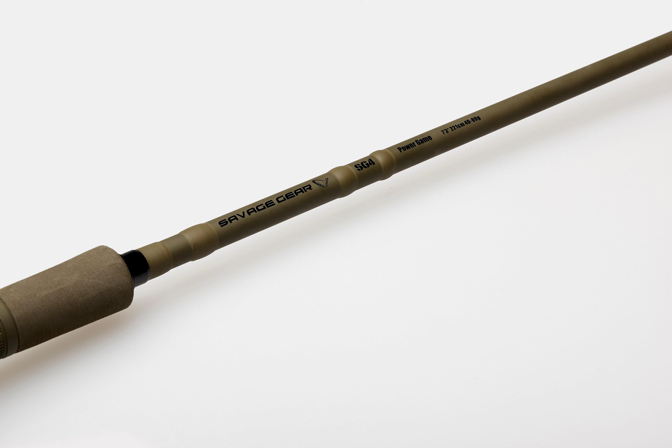 Savage Gear SG4 Power Game BC Casting Rod - Wytrzymała wędka castingowa do połowu dużymi przynętami, przynętami Swimbait i Jerkbait - idealna do drapieżników w wodach słodkich i słonych 2.21M 70-130G