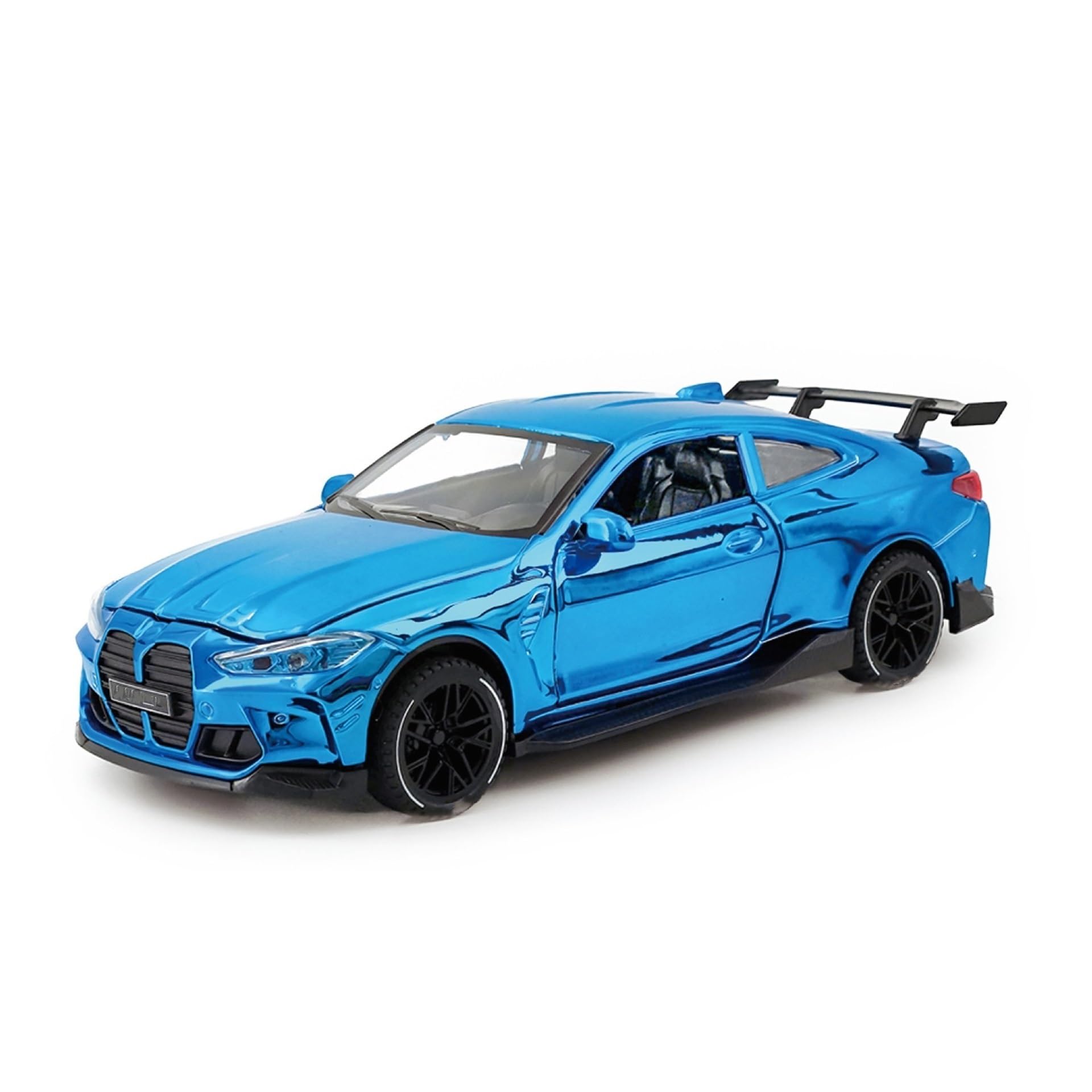 UIFCOG Die Cast Collectible Car Model 1:32 For BWM M4 Alloy Metal Diecast Car Model Display Ornaments(Blue)
