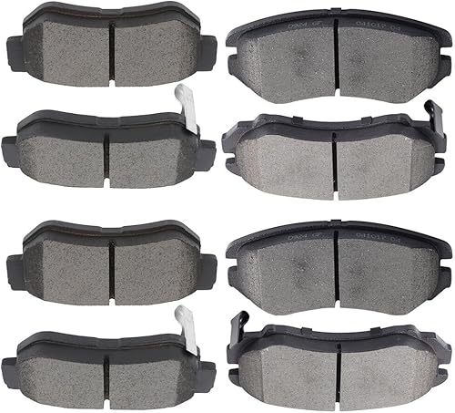 Miniatura 1 de SCITOO D924 D813 Ceramic Brake Pads Sets Front & Rear Fit For Hyundai Elantra 07-09,For Hyundai Sonata 2003-2008,For Hyundai Tucson 2005-2009,For