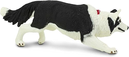Miniatura 5 de Safari Ltd. Figura de Border Collie – Figura detallada de plástico de 5 pulgadas – Divertido juguete educativo para niños, niñas y niños a partir de