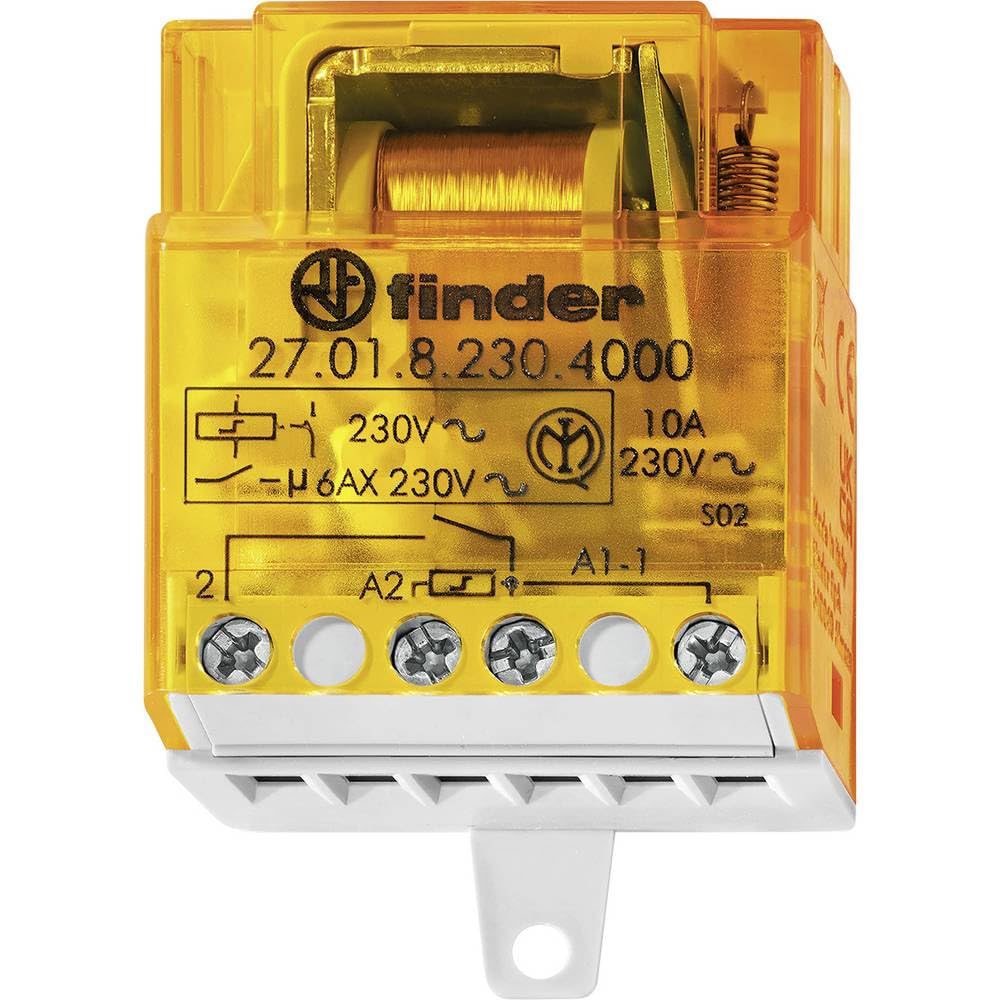 Interruptor de sobrecorriente Finder contra fallos de carga en líneas de 10A y 230V 2