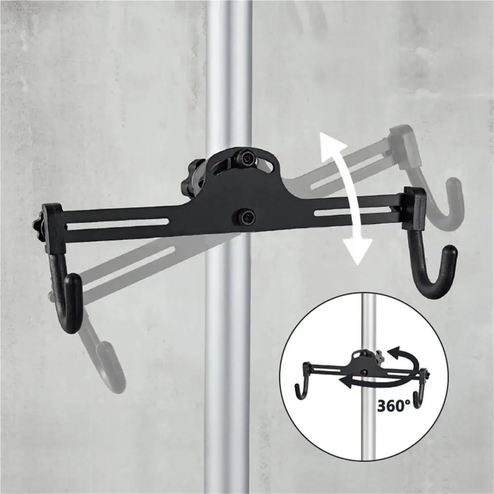 Soporte de bicicleta para mantenimiento Soporte de taller for reparación bicicletas, plegable, altura ajustable y extensible, for herramientas mantenimiento