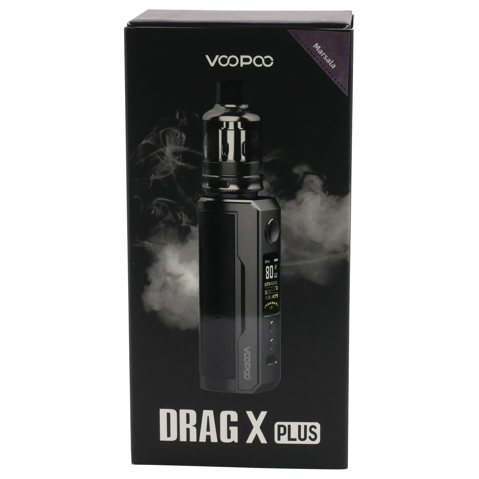 VOOPOO, Drag X Plus E Cigarette up to 100 Watt Output Power 55 ml Tank  Volume Colour, Marsala: Amazon.de: Electronics & Photo