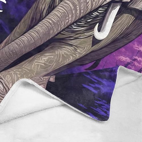 Miniatura 4 de Manta personalizada con nombre y texto, manta personalizada de forro polar súper suave para sofá, cama (50 x 60 pulgadas)