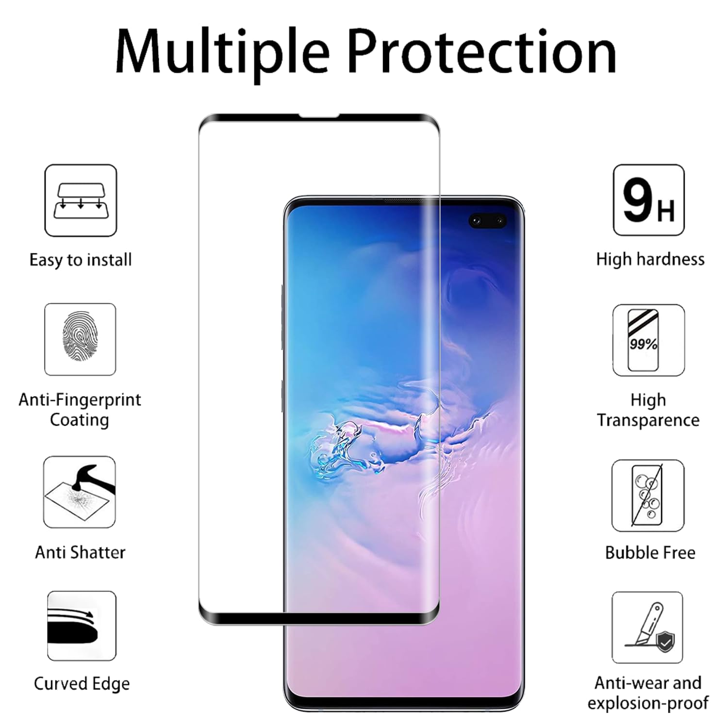 3x Vetro temperato per Samsung Galaxy A11 / M11 Pellicola Prottetiva