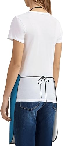 Miniatura 3 de Delantal de cocina personalizado con logotipo de texto fotográfico, delantal unisex personalizado para camarero de restaurante para hornear barbacoa