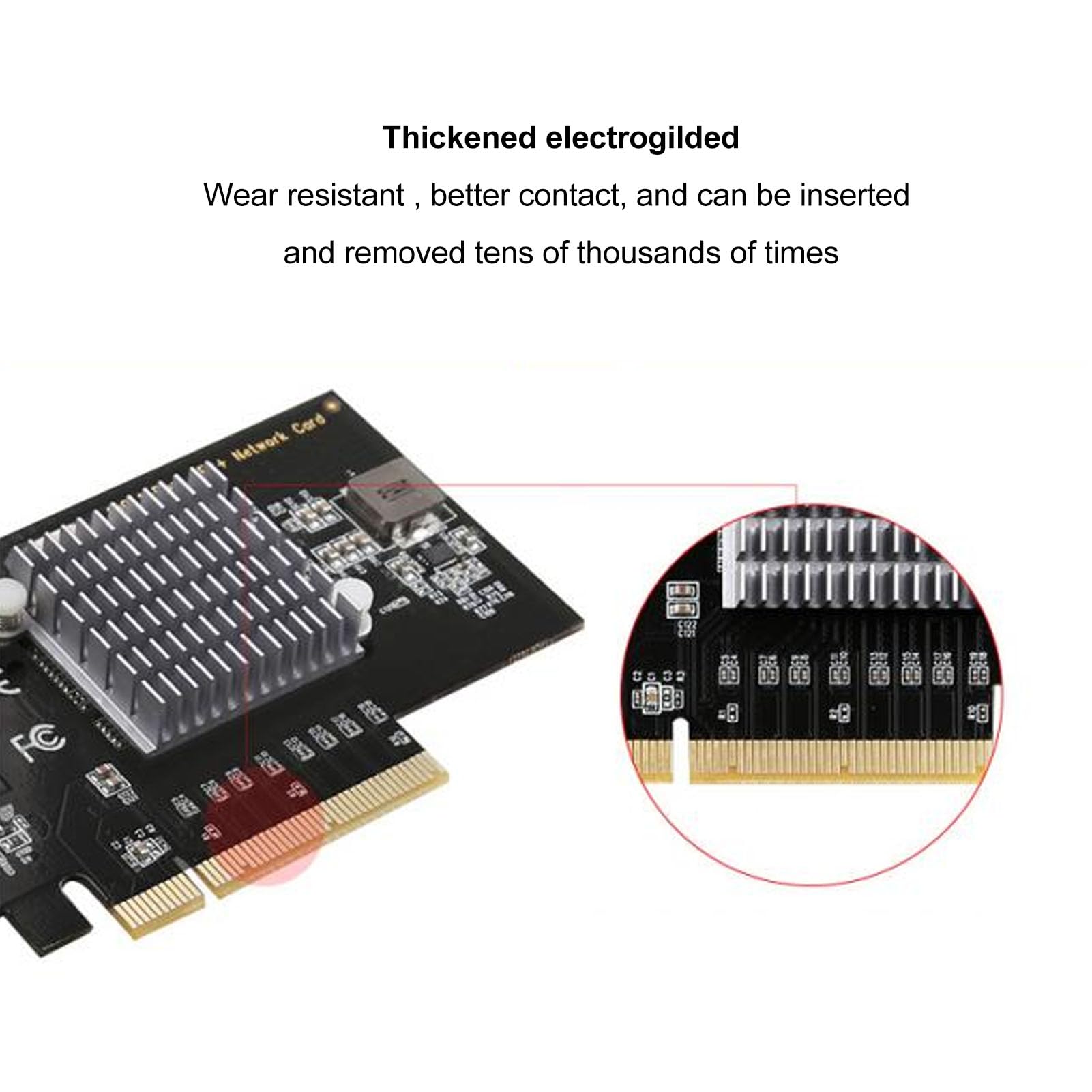 Tarjeta de Red PCIe de 10 GB, Adaptador PCI Express X8 de Puerto