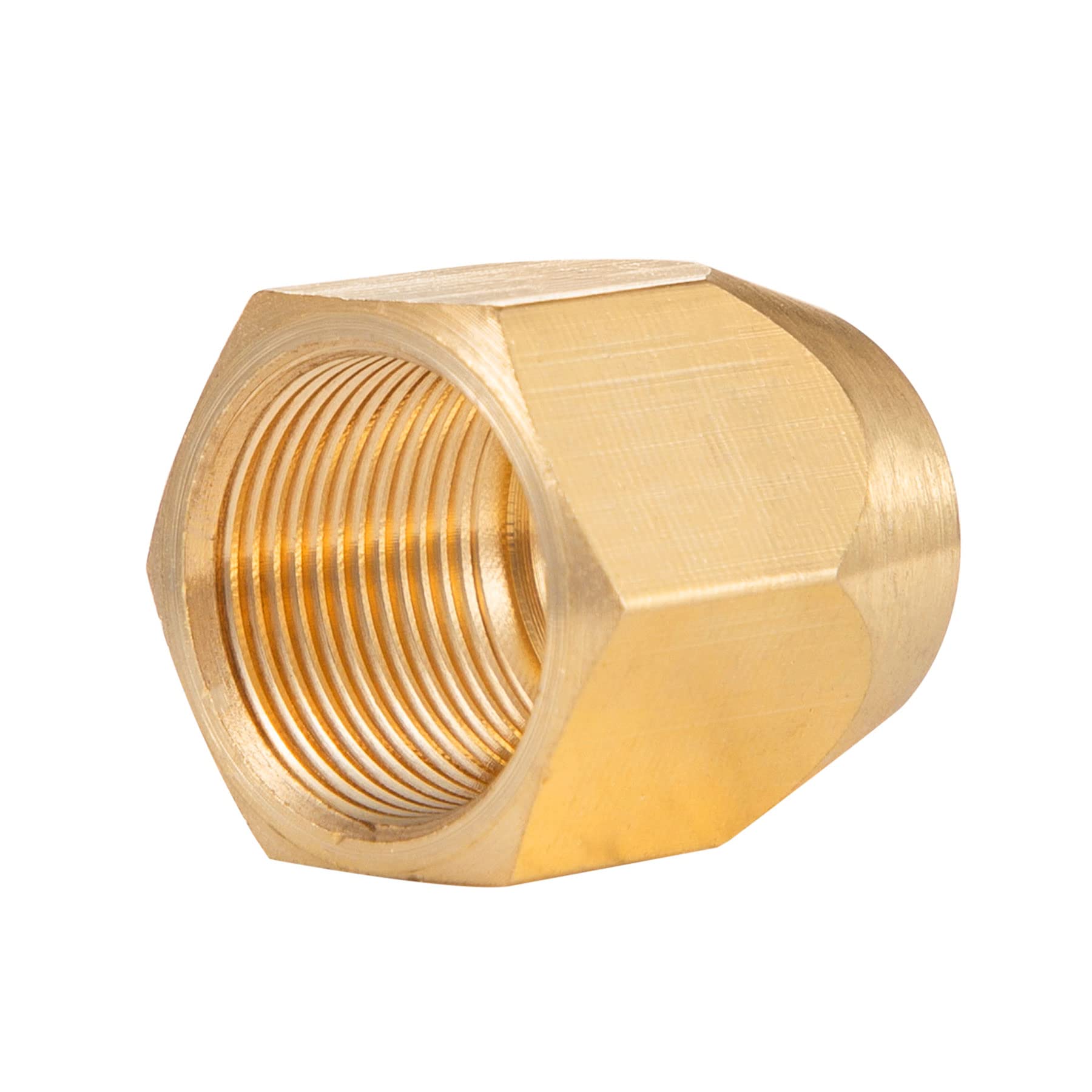 Empalmador de manguera reutilizable de latón Soild para manguera de identificación de 3/8 pulgadas, manguera Flexeel de reparación de manguera de aire (paquete de 10 3/8 pulgadas)