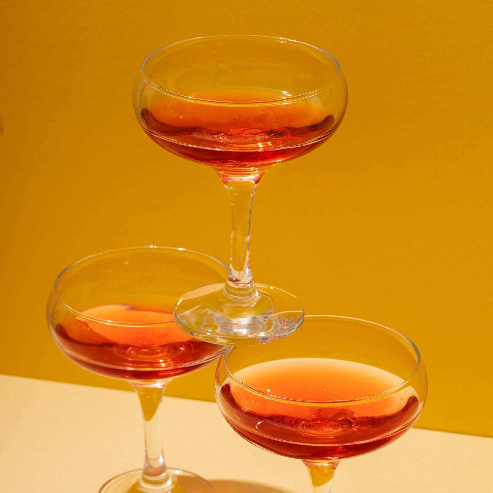 MYKAGS Lot de 6 verres à martini classiques Margarita Daiquiri Manhattan, capacité de 150 ml, parfaits pour les bars à la maison et les divertissements