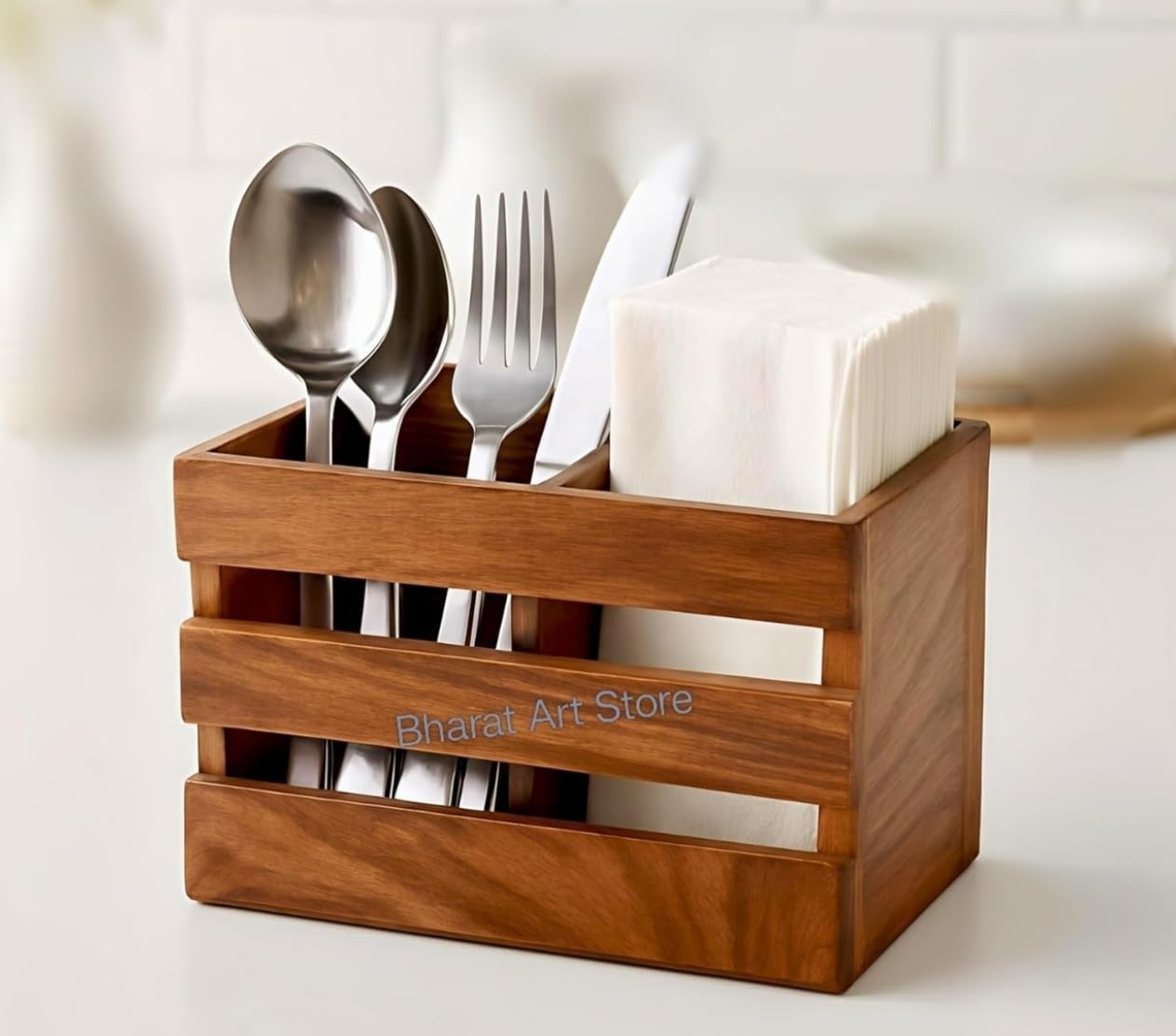 Wall-Mounted Wooden Kitchen Organizer Shelf, Rustic Black Storage Rack for Spices, Jars, Utensils, Multipurpose 3-Tier Display Stand-image-46