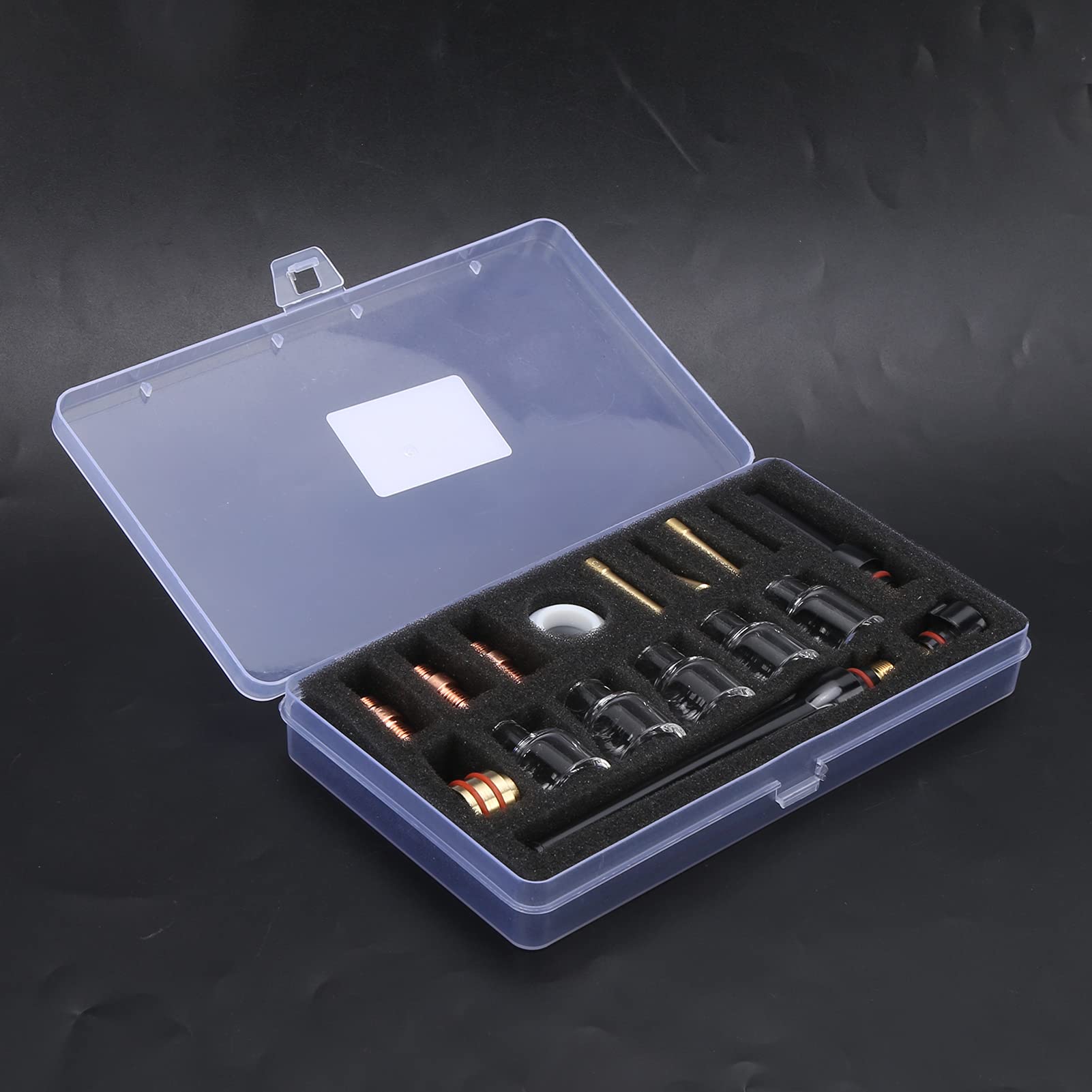 Jeanoko Kit Torcia per Saldatura con Tazza in Vetro, Morsetto in Ottone