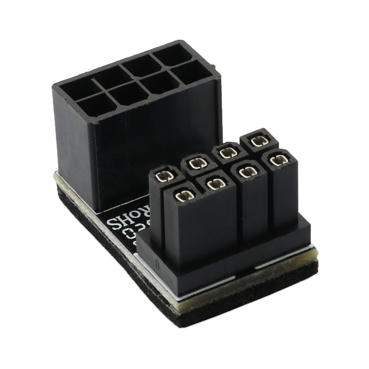 Buy ZRM&E 8 Pin Graphics Card Power Supply 180 Degree Angled Adapter