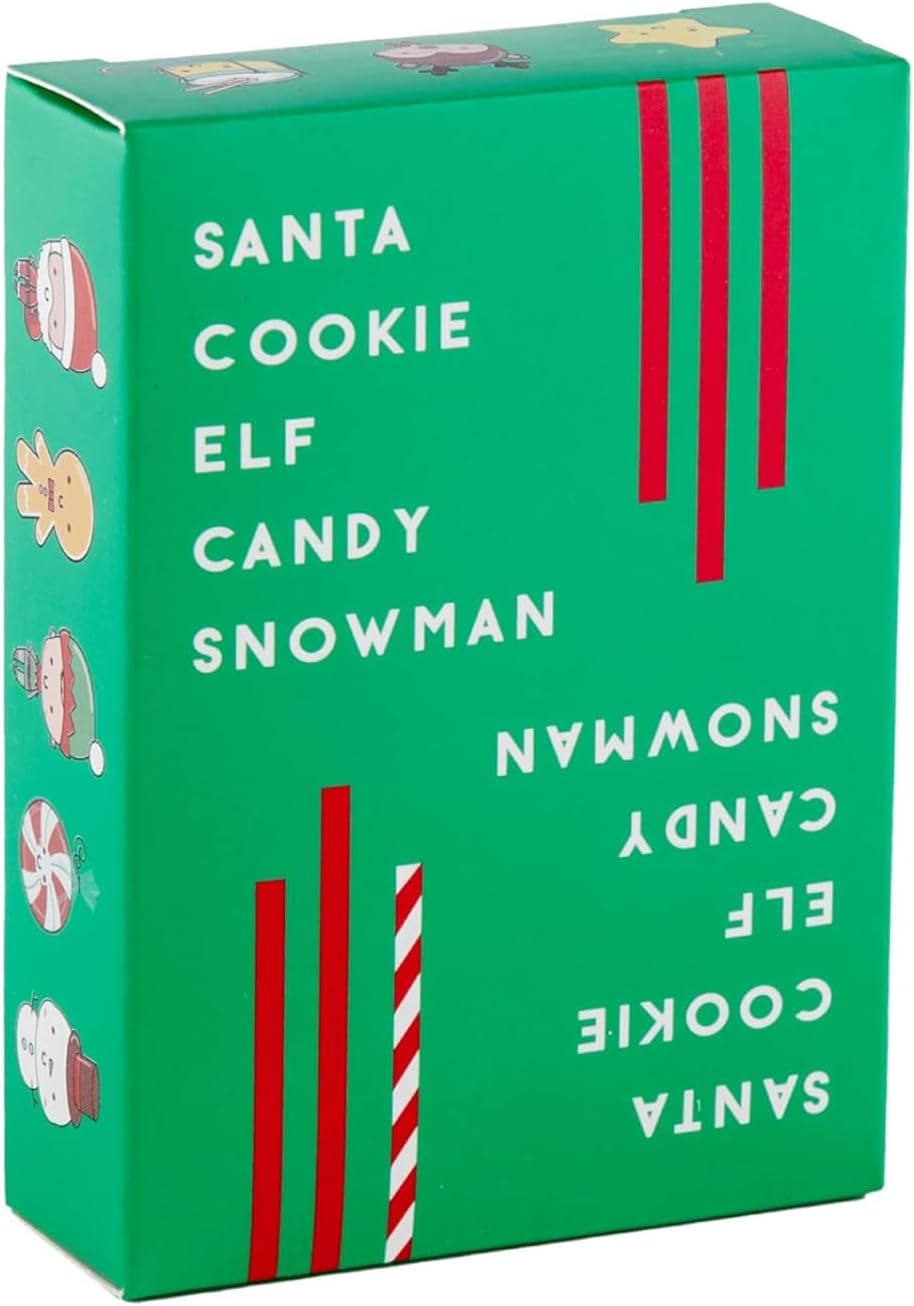 Santa Cookie Elf Candy Snowman Christmas Edition Holiday Card Game by Taco Cat Goat Cheese Pizza | Great for Stockings and White Elephant Gift | Fun for Kids, Teens, Adults, and Families | 2-8 Players