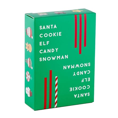 Santa Cookie Elf Candy Snowman Christmas Edition Holiday Card Game