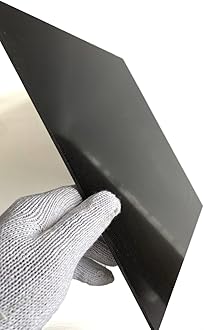 G10 Fiberglass Garolite 3D Printer Build Surface Plate Semi-Flexible Sheet 310mm/12.2"(Black Color)