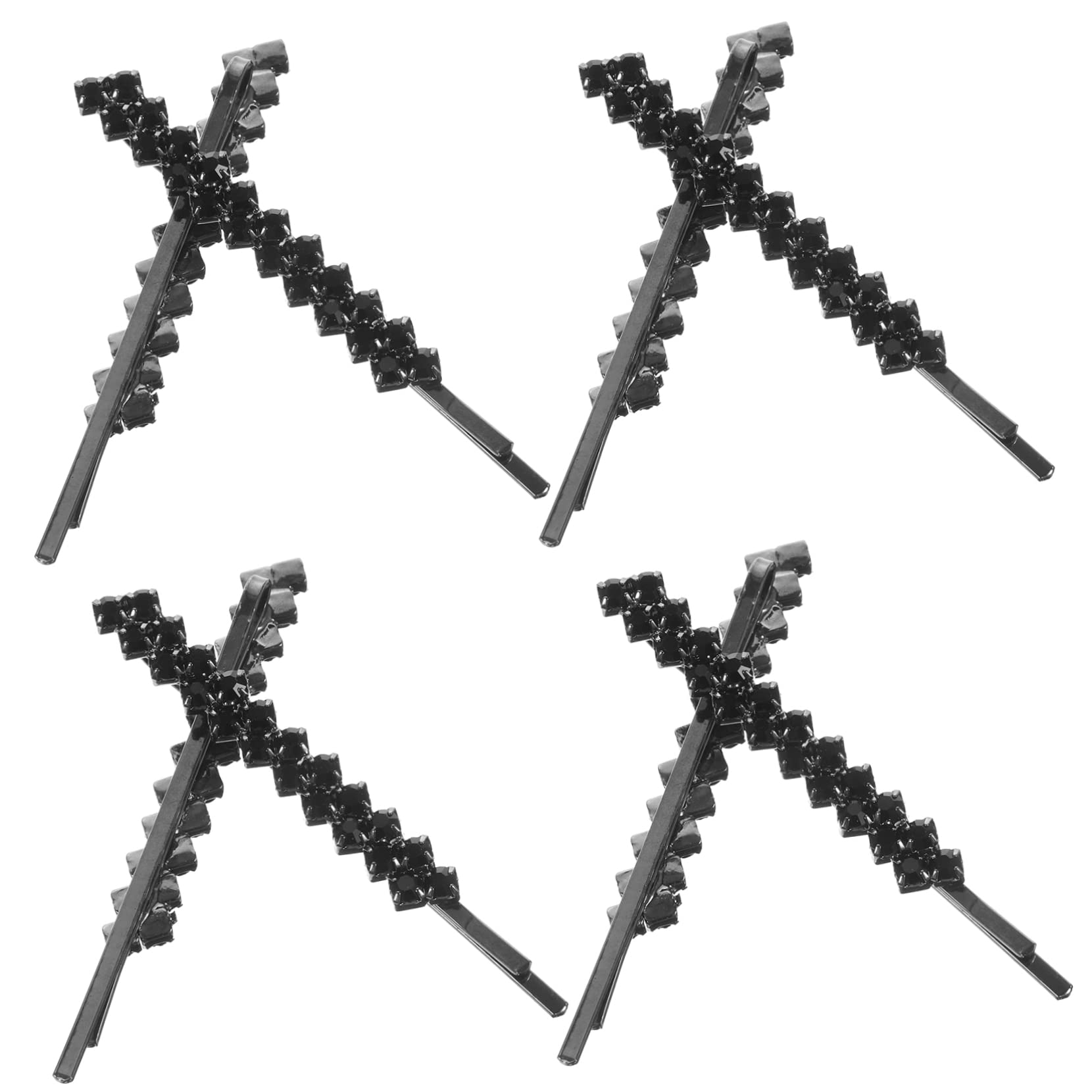 Healeved 40stücke Teiliges Haarklammern Mit Strass Dekorative Haarspangen Für Frauen Seitliche Haarklemmen Aus Hochwertigem Legierungsmaterial Für Besondere Anlässe Und Tägliches